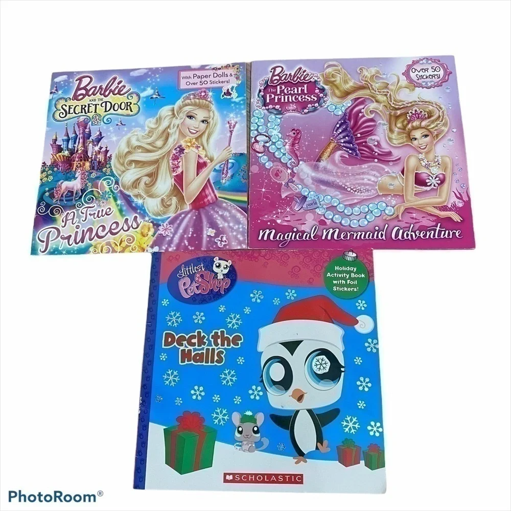 Barbie Littlest Pet Shop Book Bundle Children’s